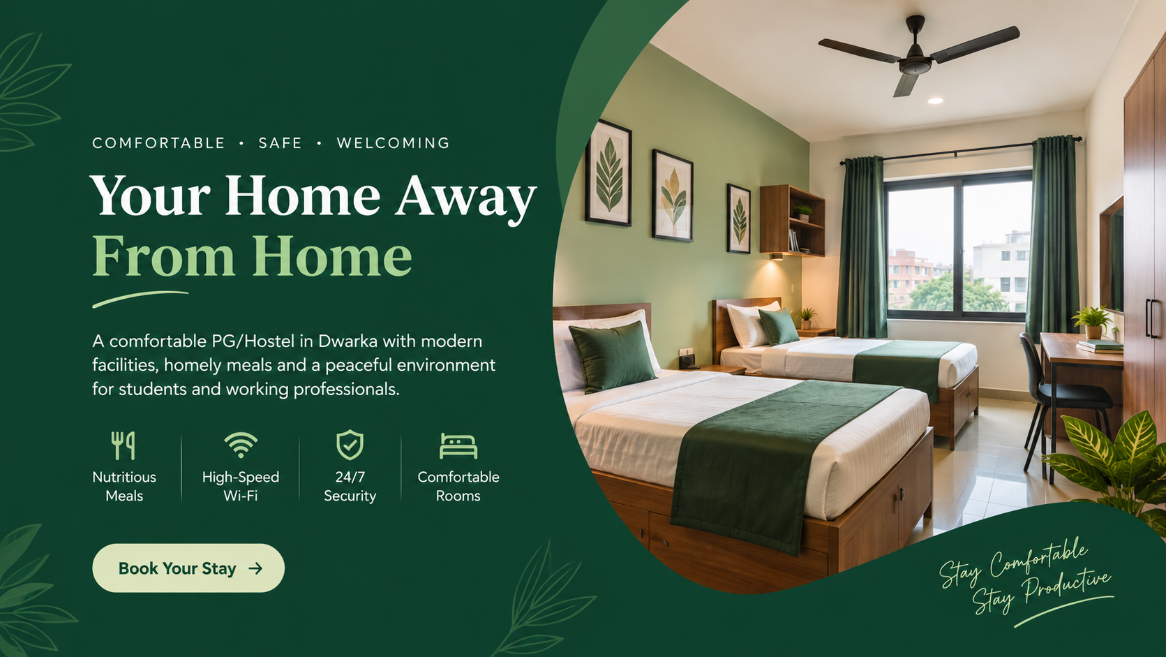 Aarya Awas PG Hostel in Dwarka